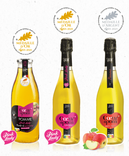 Cœur de Pom’ brille au Concours Général Agricole avec trois nouvelles&nbsp;médailles